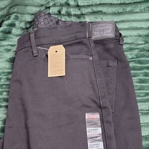 Levi's Men's Dark Charcoal Straight Jeans